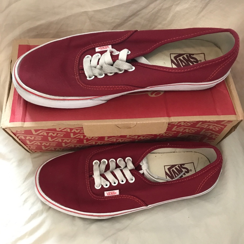 Burgundy Vans (Pop Check)